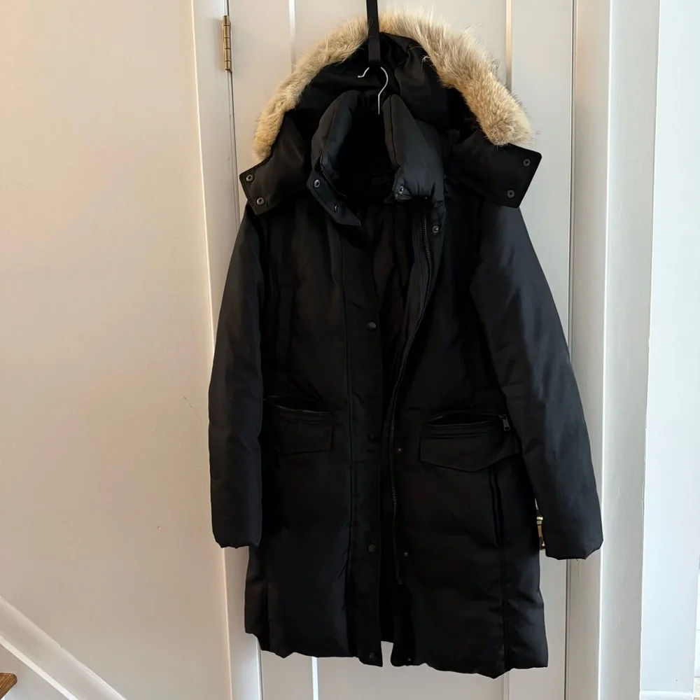 Real fur + down fill Andrew Marc + Richard Hai jacket - Picture 1 of 8